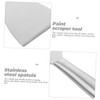 IWOWHERO Stainless Steel Paint Scraper Tool Ergonomic Putty Spatula for