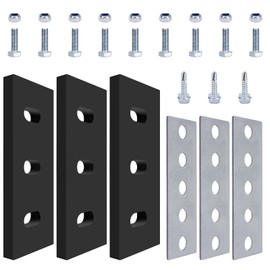 Sthovd 3/8" Stainless Snow Blower Impeller Modification Kit Replacement for Modifies 2-Stage Machine Impeller Kit Including Installation Hardware，Easier and More efficient Operation (3 Pieces)