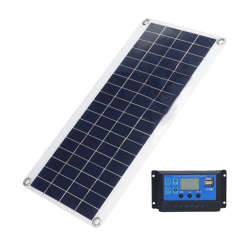 8W Monocrystalline Silicon Solar Panels with 10A Controller Portable Solar