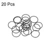 sourcing map Metric Nitrile Rubber O-Rings Seal 19 mm AD