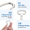 Meter Box Key,4 PCS Gas Meter Box Key Silver Triangle