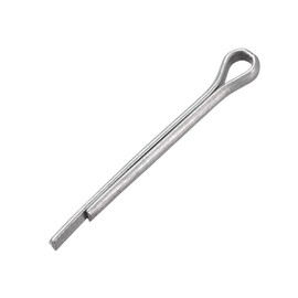 sourcing map Split Cotter Pin - 1/8 inch x 1 3/16 inch (3mm x 30mm) Carbon Steel 2-Prongs Silver Tone Fastener Clip Key 150Pcs