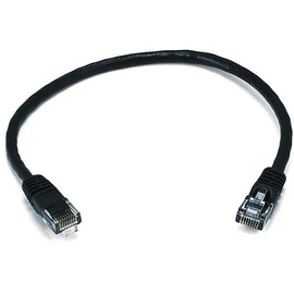 iMBAPrice - Cat5e Molded Network Patch Cable (1 Feet, Black)