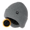 Wmcaps Winter Beanie for Men with Earflaps，Unisex Thick Warm Knit