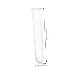 Milisten 6 Pieces Hydroponic Vase Test Tube Creative Test Tube Propagation Vase Propagate Vases for Plants Propagation Pots Tubular Vase Transparent Pc