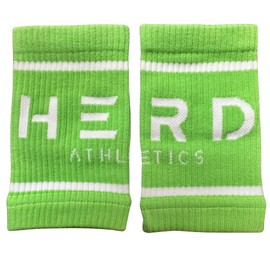 Cotton Wrist Sweatbands – Absorbent, Stretchable Bands for Men & Women – Sweat-Wicking, Anti-Chafing Support for Weightlifting, Functional Training, WODs, Tennis, Running, Fitness (Lime)