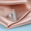 EUEAVAN Archangel Metatron Ring for Men, Adjustable Sixfold Metatron's Cube