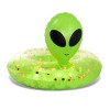 POZA Inflatable Heavy Duty Vinyl UV Resistant Alien Pool Float