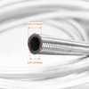 3 FT 6AN 3/8" ID Fuel Line Stainless Steel Braided