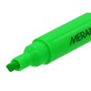 Merangue Tank Highlighters, Chisel Tip, Fluorescent Green, 12 Pack