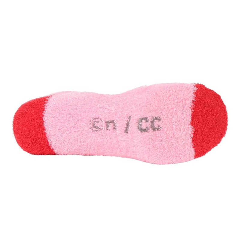 Small Planet Chiikawa Women's Thermal Socks, Fluffy Socks, Snow/Chiikawa, Pink