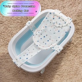 Baby Bath Support Cushion, Bath Seat Baby, Baby Bath Net, Non-Slip Baby Suspension Pad, Insert Baby Bath Tub Insert, Baby Bath Mat, Baby Bath Mat, Baby Bath Mat