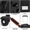 Timoxi Large Rolling DJ Bag with Wheels, Gig bag Built-in