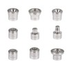 Diamond Dermabrasion Head, Microdermabrasion 9 Tips, Facial Exfoliator Tool for