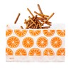 Lunchskins Recyclable + Sealable Food Storage Snack Bags Orange, 50