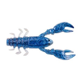 Berkley PowerBait The Champ Craw Fishing Soft Bait, HD Blue Craw, 3 1/2in