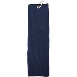 Tri-Fold Microfibre Navy Towel