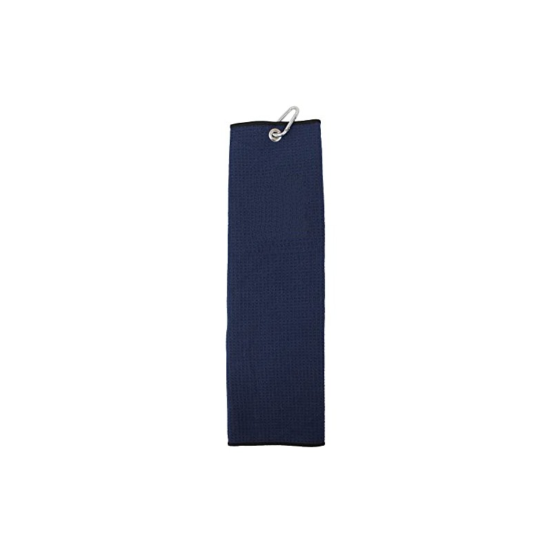 Tri-Fold Microfibre Navy Towel
