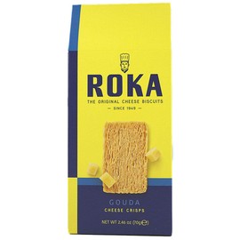Roka Gouda Cheese Crispies, Imported from Holland, 2.46 oz/70g per bag - (Pack of 2)