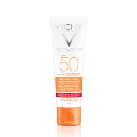 Vichy Protector Solar Facial Anti Edad Toque Seco Fps50 Capital Soleil 50ml
