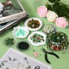 Weldomcor 5540 Pcs Beaded Plant Kit, Forever Green Glass Beads