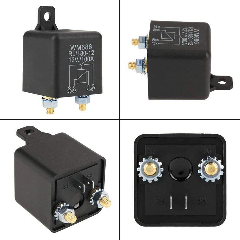 Car Relay DC 12V 100A Start Relay Heavy Duty for