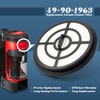 Esttlamer 49-90-1963 Replacement Filter 2 Pack Compatible with Milwaukee M18