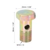 X AUTOHAUX M16x1.5mm Metric Thread Banjo Bolts Brake Fitting Adapter