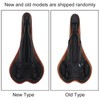 Bike Seat, 2 Colors Shockproof Wear-resistant PU Leather Bicycle Saddle