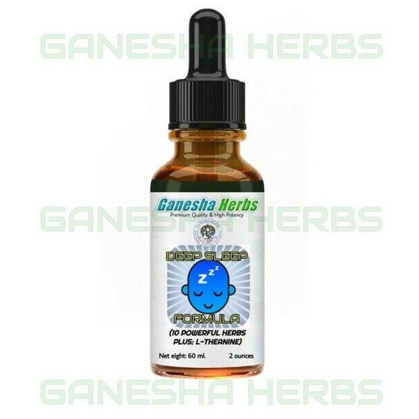 Ganesha Herbs Deep Sleep Formula 10 Powerful Herbs Tincture -