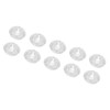10Pcs Footswitch Toppers Clear Transparent Universal for Guitar Effects Pedal