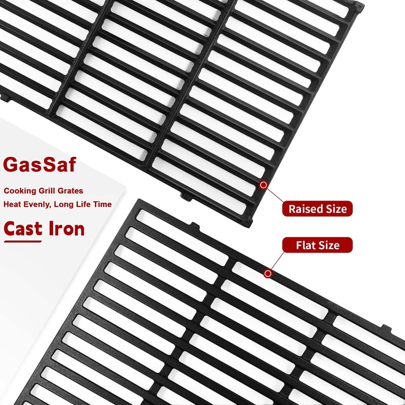 GasSaf 19.5 inch Grill Grates Replacement for Weber 7524, 7528,