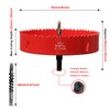 6 inch Hole Saw for Wood, 152mm Diameter HSS Bi-Metal