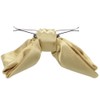 tiemart Men's Pre-Tied Clip-On Bow Tie (Sparkling Champagne)