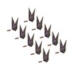 10- Bobcat Stye Mini Excavator/Skid Bucket Teeth w/Pins - 7107321,