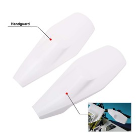 Motorcycle Dirt Bike Handguards Hand Guards White PP Handguard Compatible To FE250 FE350 FE450 FE501 FX350 FX450 TE150I TE300I TX300I 2020-2021 FE350S FE501S 2021 Off Road Pit Bike Motocross