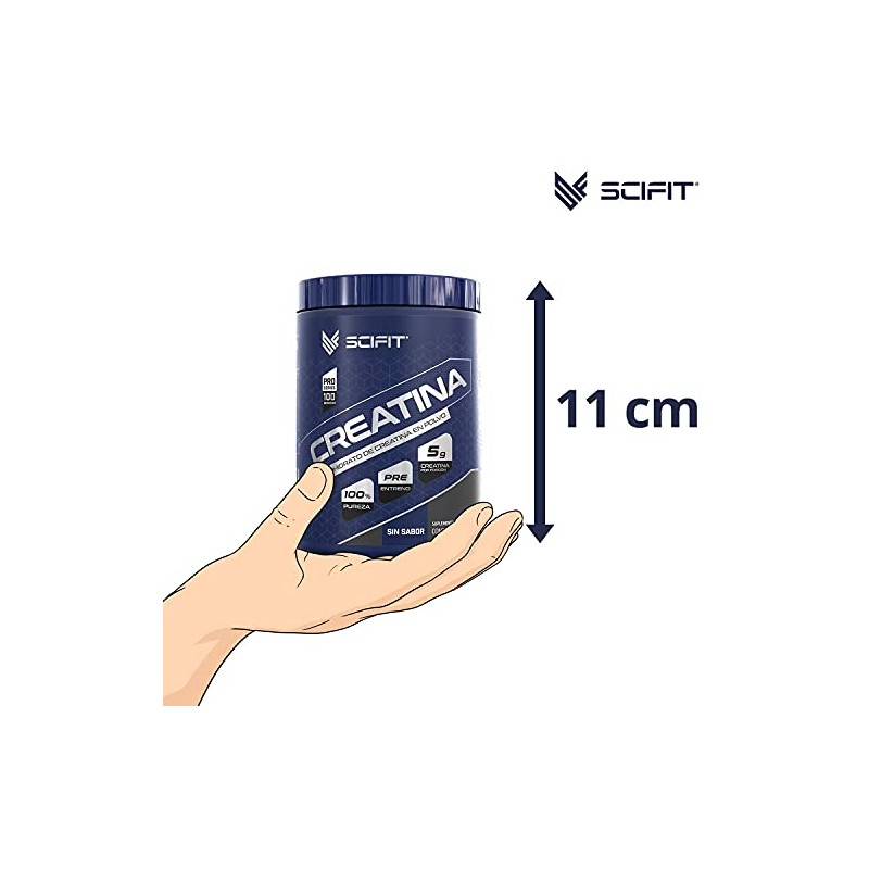 SCIFIT| Creatina Monohidrato de Alta Pureza | 500 g |