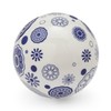 Spode Blue Italian 7 cm Ceramic Christmas Bauble - Spokes