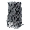 Zac's Alter Ego Long Lightweight Skinny Wrinkled Scarf with Skull