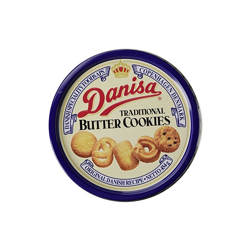 Danisa Butter Cookies 16 Oz Festive Tin