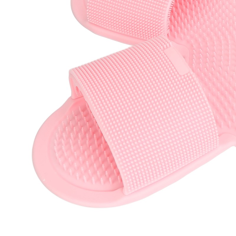 Foot Scrubber Shower Mat with Strong Suction Cups Prevent Slip