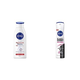 NIVEA Crema Corporal Humectante Regeneración Intensiva (400 ml) con Dexpantenol, 72 horas de Humectación Intensiva que calma y regenera la piel + Desodorante Antimanchas para Mujer