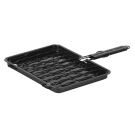 Liberty Corporation LD-219 Grill, Grill, Gas and Crack-Resistant, Matched Fish Grill, Black