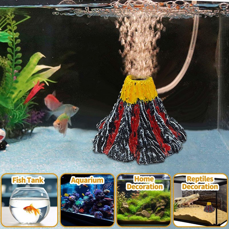 Moonorange Aquarium Air Bubbler Decoration Kit, Fish Tank Air Stone