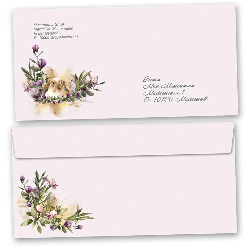 Envelopes Flower Nest Flowers & Blossoms 50 Envelopes (without Window)