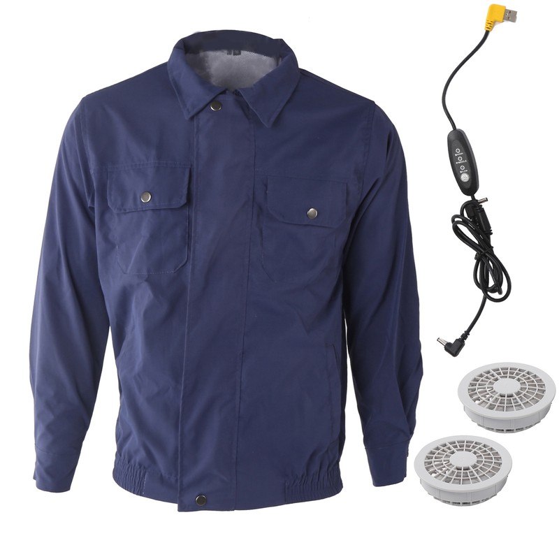 Cooling Clothing With Fan Summer Air Conditioning Jackets Men USB