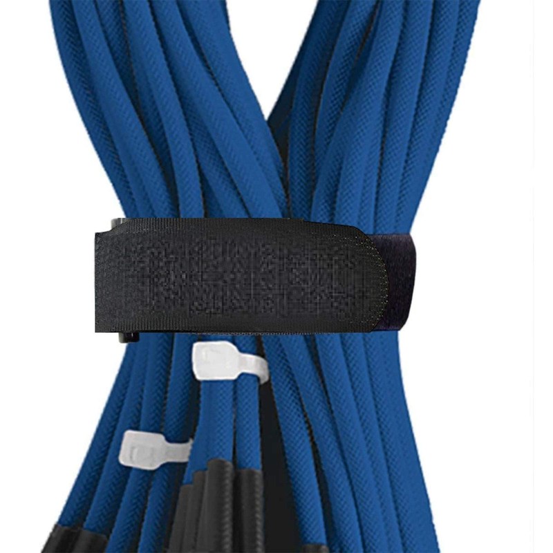 Performore Heavy-Duty Adjustable Nylon Cinch Straps | 12-Pack Durable Hook-and-Loop