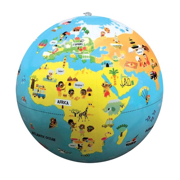 TEDCO 12" Tiny Travelers Inflatable Globe - Discover Cultures, Languages and More …