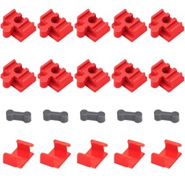 EYVRPAU 20 x rail connectors, wooden railway connectors, universal fit
