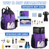 YUHAN PRETTY Mesh Beach Backpack Sandproof Waterproof Drawstring Backpack with